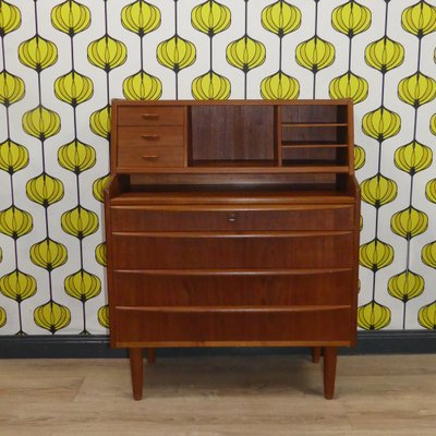 Vintage Danish Teak Secretary by Chr. Møller, 1960s-AFE-1789000