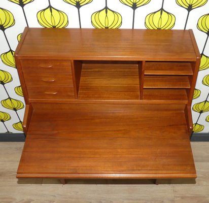 Vintage Danish Teak Secretary by Chr. Møller, 1960s-AFE-1789000