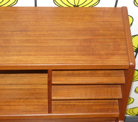 Vintage Danish Teak Secretary by Chr. Møller, 1960s-AFE-1789000