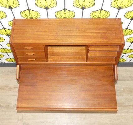 Vintage Danish Teak Secretary by Chr. Møller, 1960s-AFE-1789000