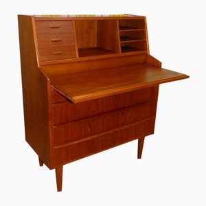 Vintage Danish Teak Secretary by Chr. Møller, 1960s-AFE-1789000