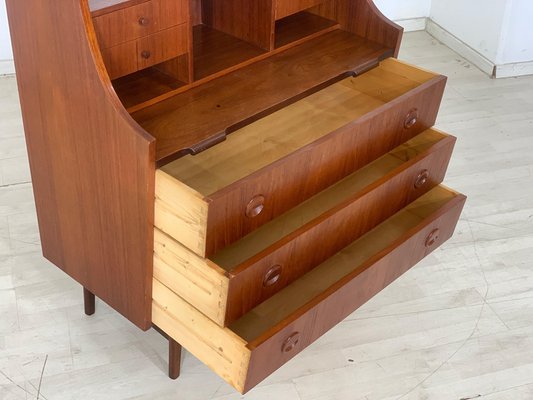 Vintage Danish Teak Secretary Cabinet-LIL-2019620