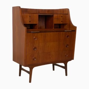 Vintage Danish Teak Secretary Cabinet-LIL-2019620