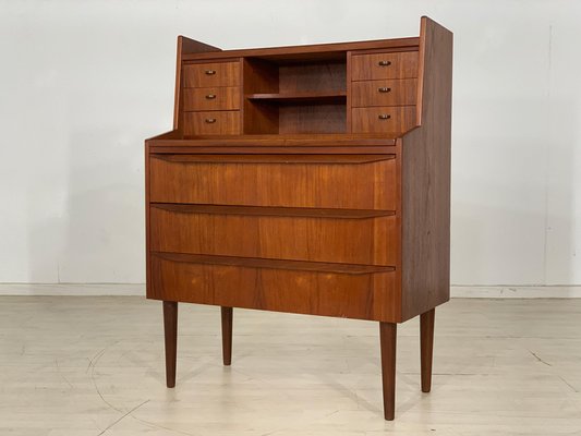 Vintage Danish Teak Secretary Office Cabinet-LIL-2019621