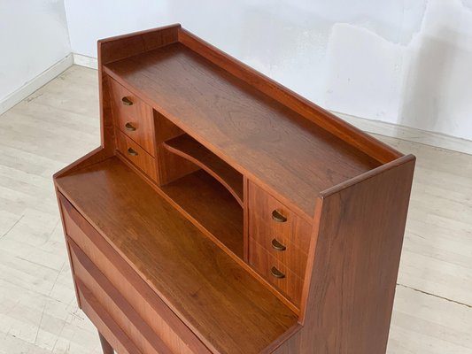 Vintage Danish Teak Secretary Office Cabinet-LIL-2019621