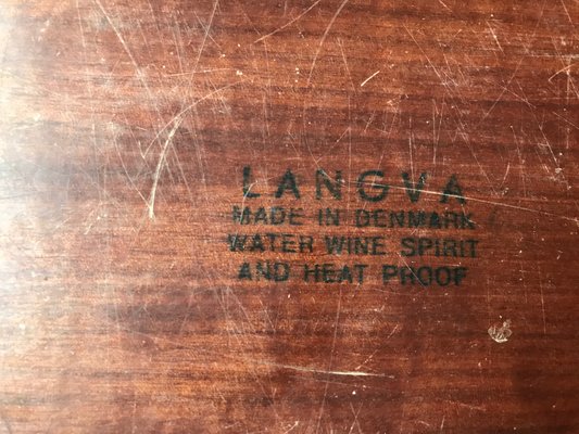 Vintage Danish Teak Serving Tray from Langva, 1960s-LCR-695042