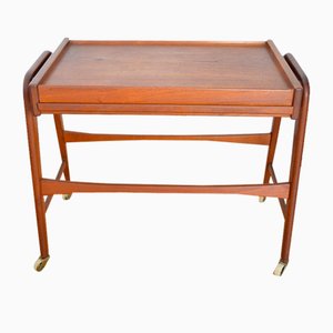 Vintage Danish Teak Serving Trolley, 1960s-OV-1793524