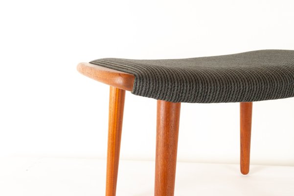 Vintage Danish Teak Stool, 1960s-WIX-1020205