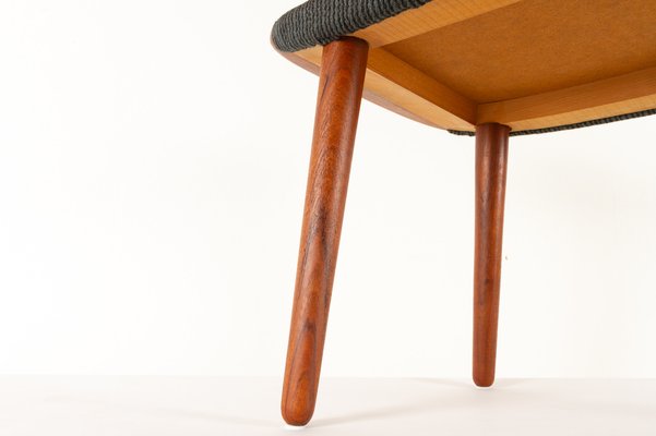 Vintage Danish Teak Stool, 1960s-WIX-1020205