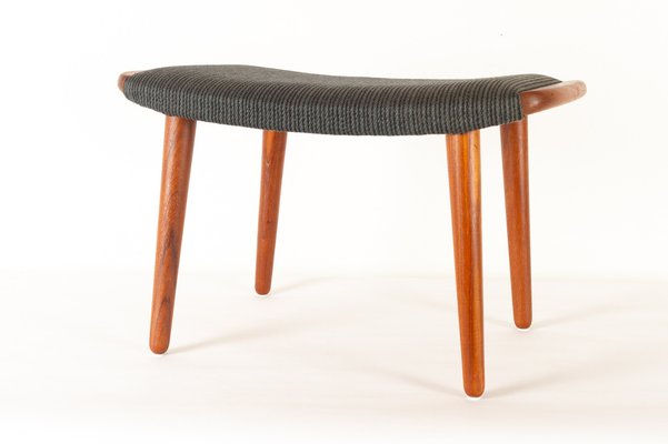 Vintage Danish Teak Stool, 1960s-WIX-1020205