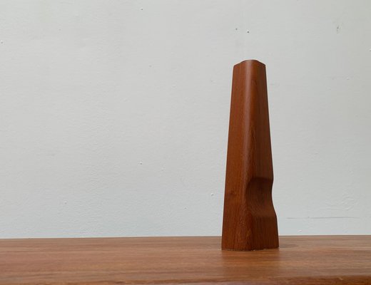 Vintage Danish Teak Vase-UAH-984546