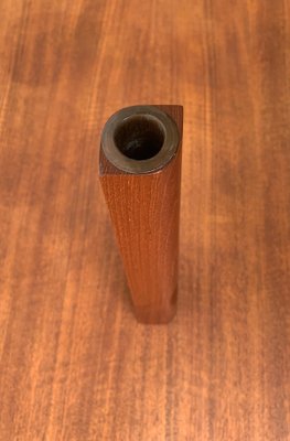 Vintage Danish Teak Vase-UAH-984546