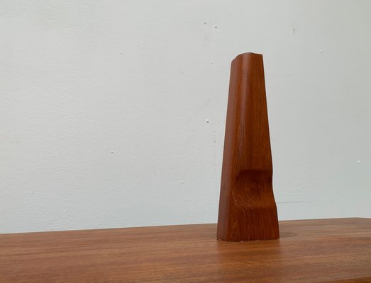 Vintage Danish Teak Vase-UAH-984546