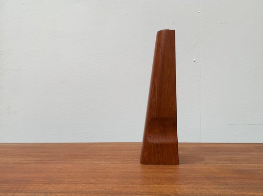 Vintage Danish Teak Vase-UAH-984546