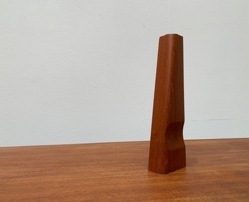 Vintage Danish Teak Vase-UAH-984546