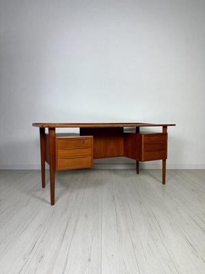 Vintage Danish Teak Writing Desk by Peter Løvig Nielsen, 1960s-XCQ-2028402