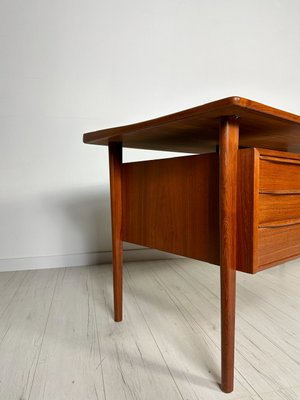 Vintage Danish Teak Writing Desk by Peter Løvig Nielsen, 1960s-XCQ-2028402