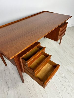 Vintage Danish Teak Writing Desk by Peter Løvig Nielsen, 1960s-XCQ-2028402