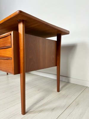 Vintage Danish Teak Writing Desk by Peter Løvig Nielsen, 1960s-XCQ-2028402