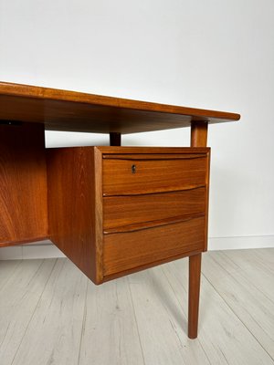 Vintage Danish Teak Writing Desk by Peter Løvig Nielsen, 1960s-XCQ-2028402