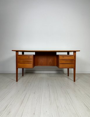 Vintage Danish Teak Writing Desk by Peter Løvig Nielsen, 1960s-XCQ-2028402