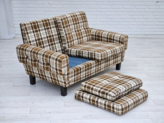 Vintage Danish Two-Seater Sofa in Wool, 1970s-TMW-1792973