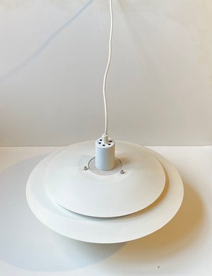 Vintage Danish White Tiered Pendant Lamp from Design Light, 1980s-LCR-2032465