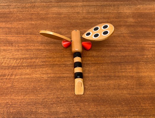 Vintage Danish Wooden Dragonfly Toy, 1970s-UAH-1262764