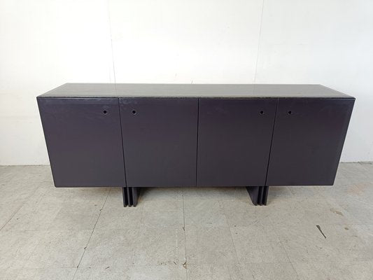 Vintage Dark Blue Sideboard, 1980s-IRH-1788340