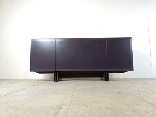 Vintage Dark Blue Sideboard, 1980s-IRH-1788340