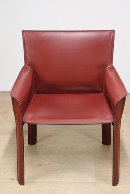 Vintage De Couro Armchair in Covered Leather, 1980s-IZV-2041034