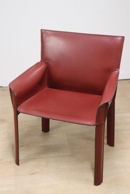 Vintage De Couro Armchair in Covered Leather, 1980s-IZV-2041034