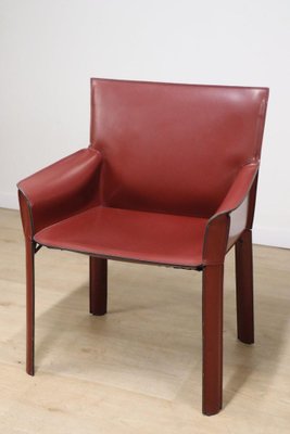 Vintage De Couro Armchair in Covered Leather, 1980s-IZV-2041034