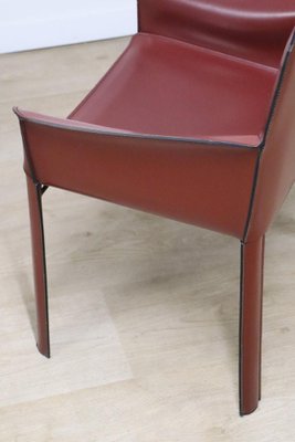 Vintage De Couro Armchair in Covered Leather, 1980s-IZV-2041034