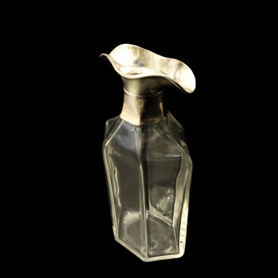 Vintage Decanter with Silver Plated Bottle Spout, Sweden, 1900s-JKV-1786087