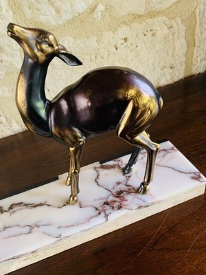 Vintage Deer Sculpture, 1940s-OJT-971622