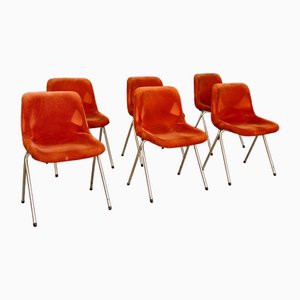 Vintage Desk Chairs, 1960s, Set of 6-IEW-1704706