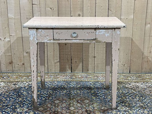 Vintage Desk in Beech, 1950s-QYF-1780172