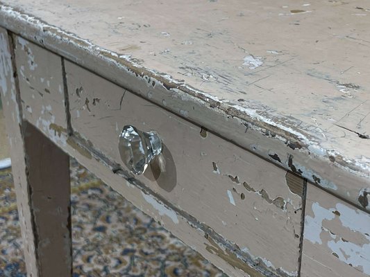 Vintage Desk in Beech, 1950s-QYF-1780172