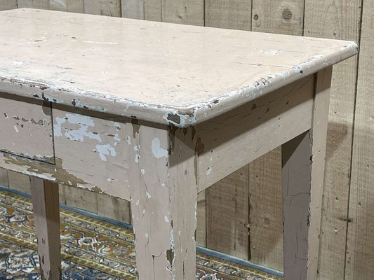 Vintage Desk in Beech, 1950s-QYF-1780172