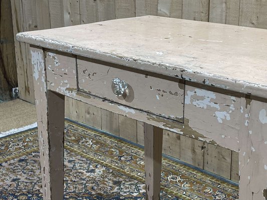 Vintage Desk in Beech, 1950s-QYF-1780172