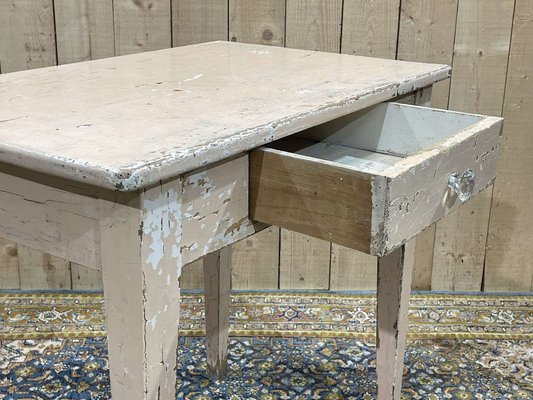 Vintage Desk in Beech, 1950s-QYF-1780172