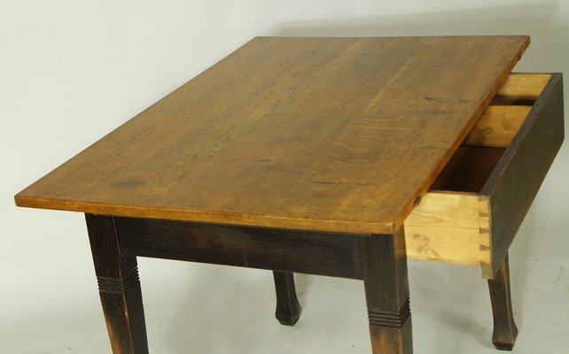 Vintage Desk in Oak, 1920s-CW-1397293