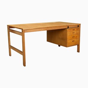 Vintage Desk in Oak Veneer, Denmark, 1960s-VMM-2023850