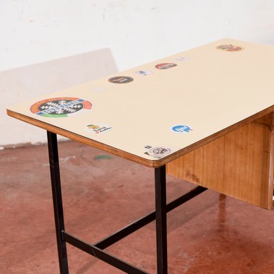 Vintage Desk in Plywood, 1970s-RAQ-1761336