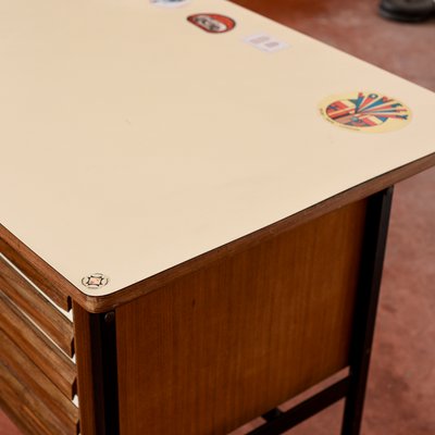 Vintage Desk in Plywood, 1970s-RAQ-1761336