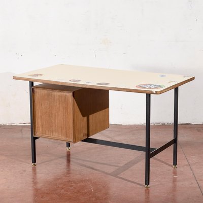 Vintage Desk in Plywood, 1970s-RAQ-1761336