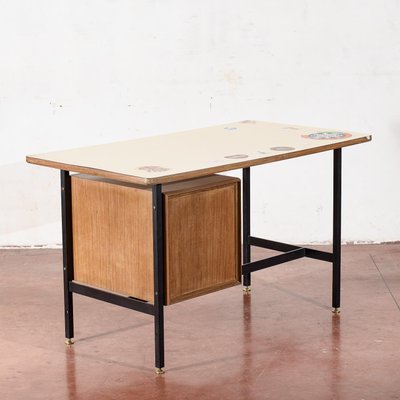 Vintage Desk in Plywood, 1970s-RAQ-1761336