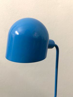 Vintage Desk Lamp in Blue Enameled Metal and Aluminum, 1960s-ZFY-1787740