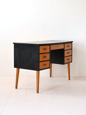 Vintage Desk with Black Details, 1960s-QWP-2035447